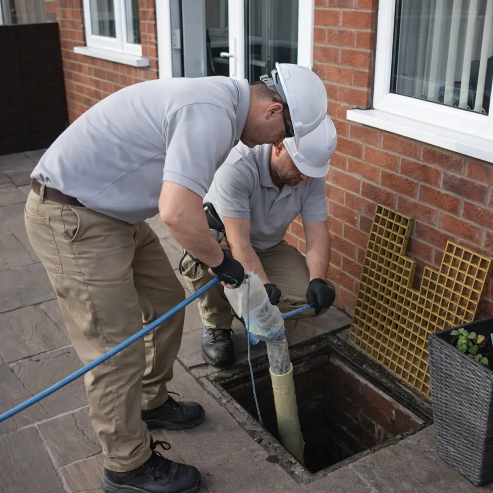 Blocked drain repair service in Bourne End